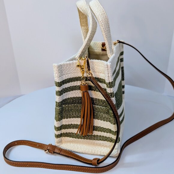 Celine Green Vertical Cabas Triomphe Tote Bag - Picture 13 of 13